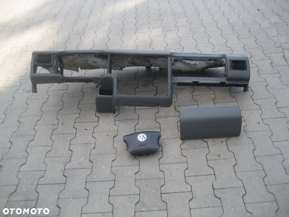 vw t4 lift 00-03r 2,5 tdi multivan deska rozdzielcza poduszki powietrzne - 1