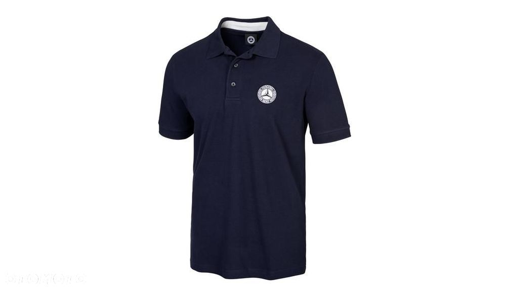 MERCEDES koszula koszulka polo t-shirt XXL granatowa - 1