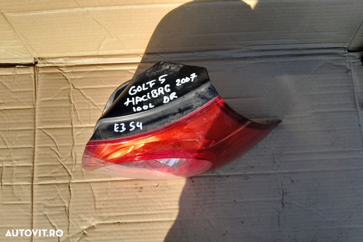 Lampa / Tripla stop dreapta pe aripa Volkswagen VW Golf 5 [2003 - 200 - 2