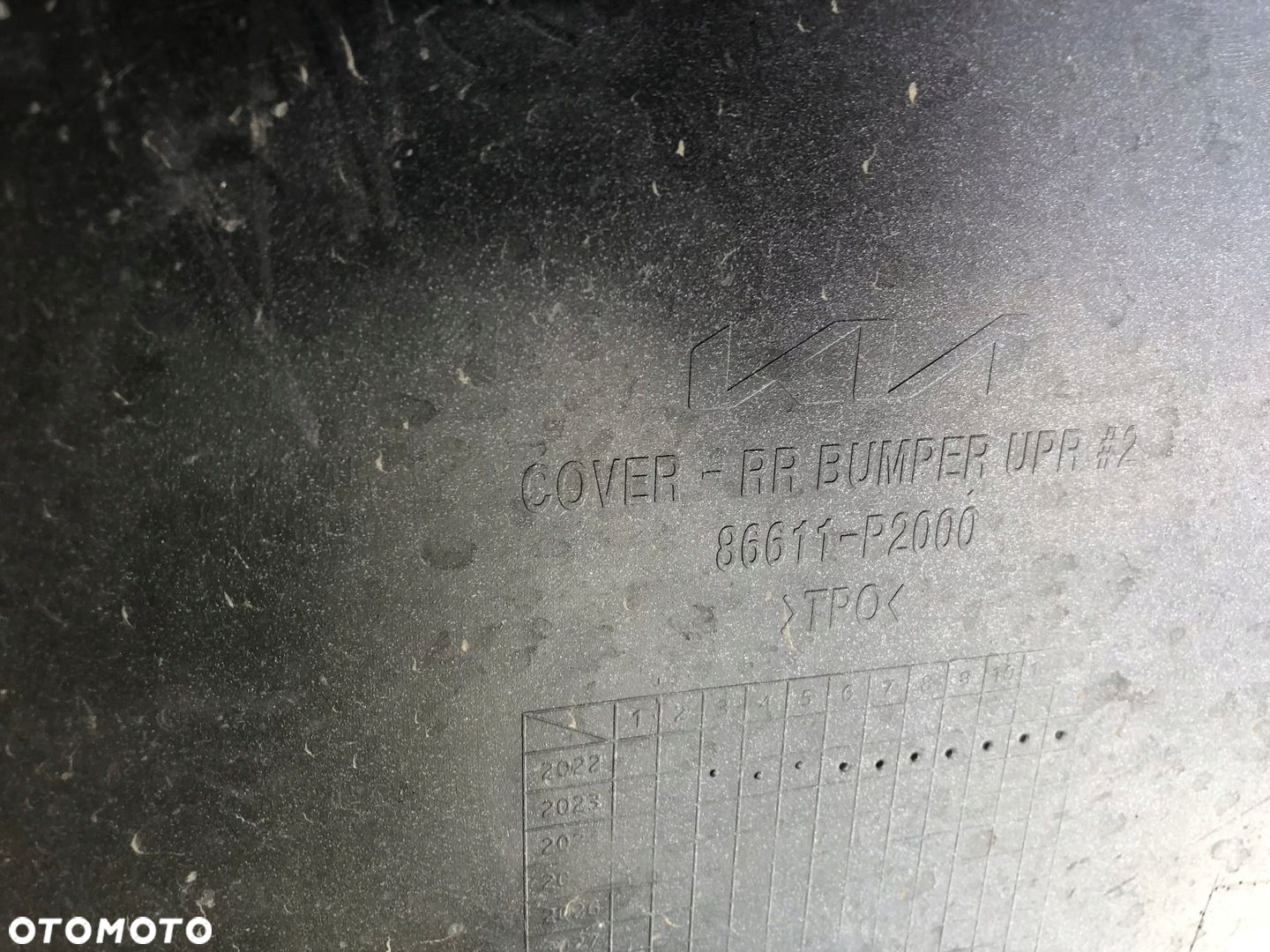 ZDERZAK TYŁ TYLNY KIA SORENTO IV 4 2020- 86611-P2000  SPOILER CHROM CAŁY - 7