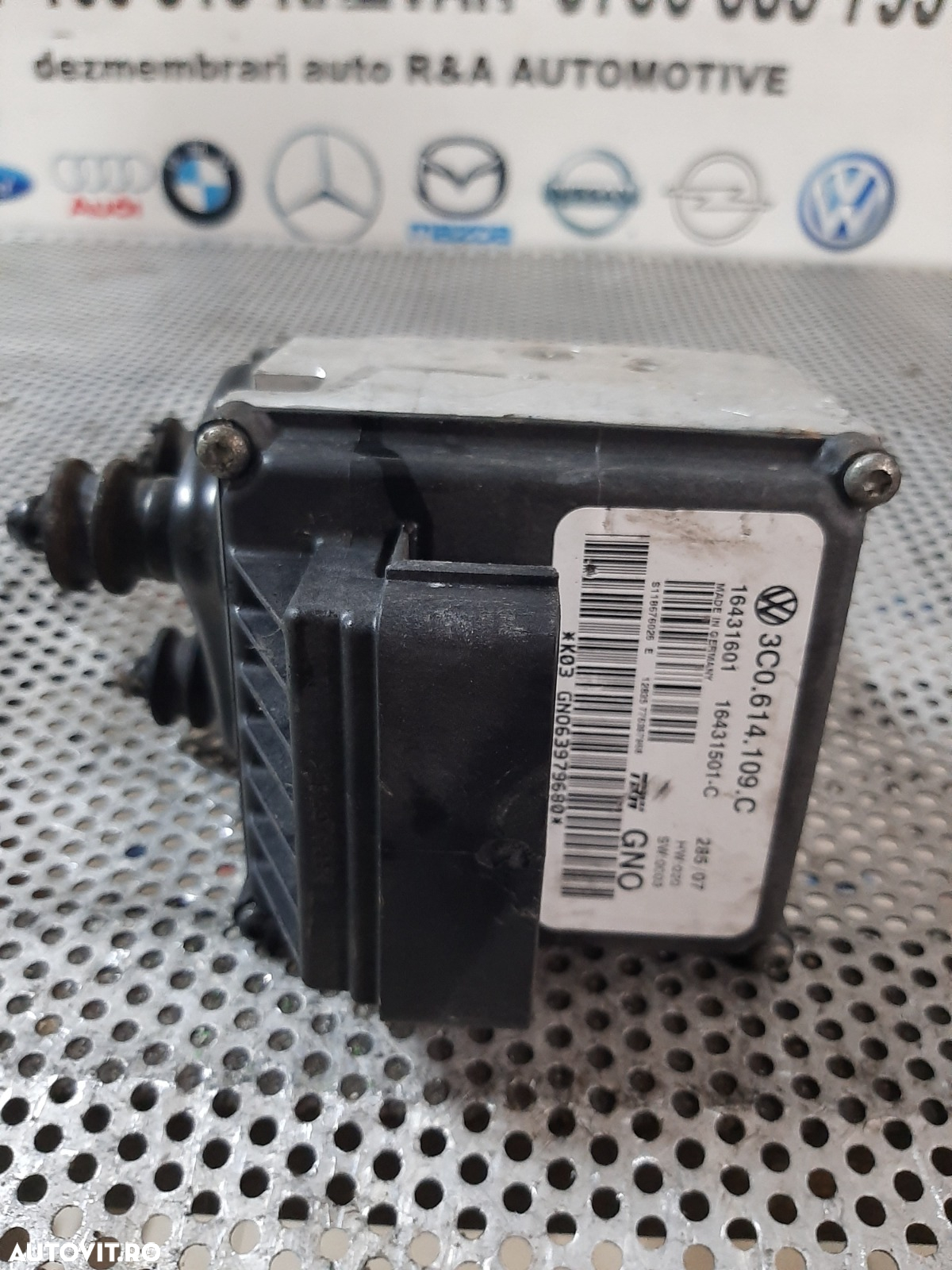 Modul Pompa Unitate ABS Vw Passat B6 An 2005-2006-2007-2008-2009-2010-2011 Cod 3C0614109C Vanduta De Firma Cu Garantie - 4