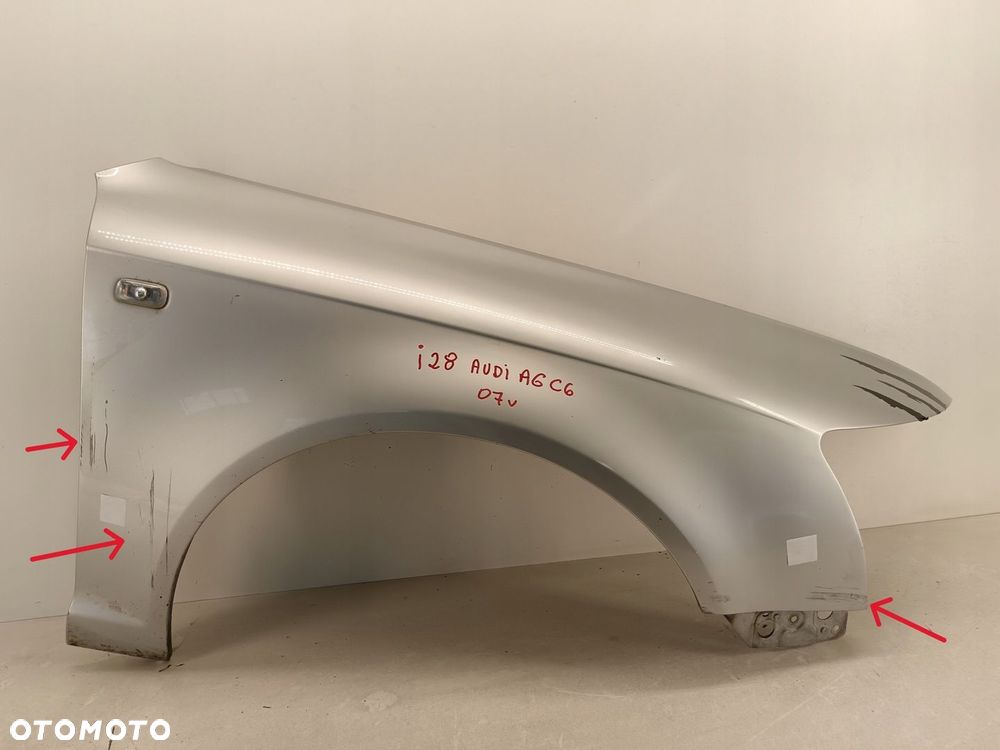 BŁOTNIK PRAWY PRZEDNI PRZÓD AUDI A6 C6 04-08 - 1