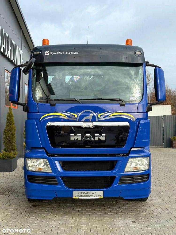 MAN TGS TGX TGM 26.360 // hakowiec // żuraw HMF 1420 K2 // 6x2 kipper crane kran żuraw dźwig - 25