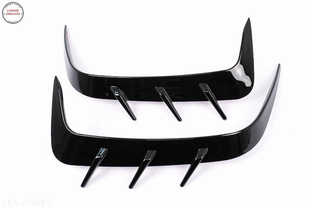 Prelungiri Extensii Bara Spate BMW Seria 4 G22 (2020+) Negru Lucios- livrare gratuita - 3