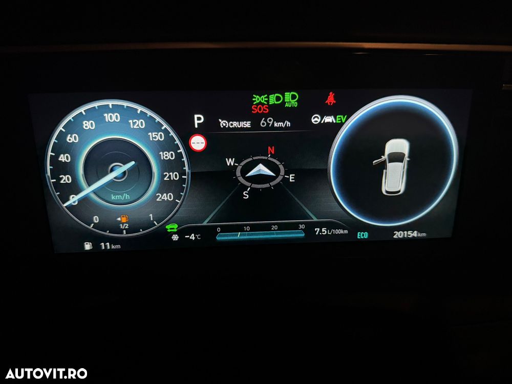Display kilometraj HYUNDAY TUCSON NX4 an 2023 facelift cu 20.000 km - 1
