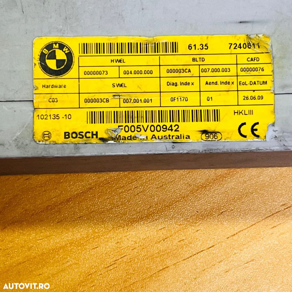 Modul unitate ECU control inchidere/deschidere portbagaj haion original BMW F07+LCI F10+LCI F01+LCI F02+LCI F03+LCI F04 F25 F26 - 2