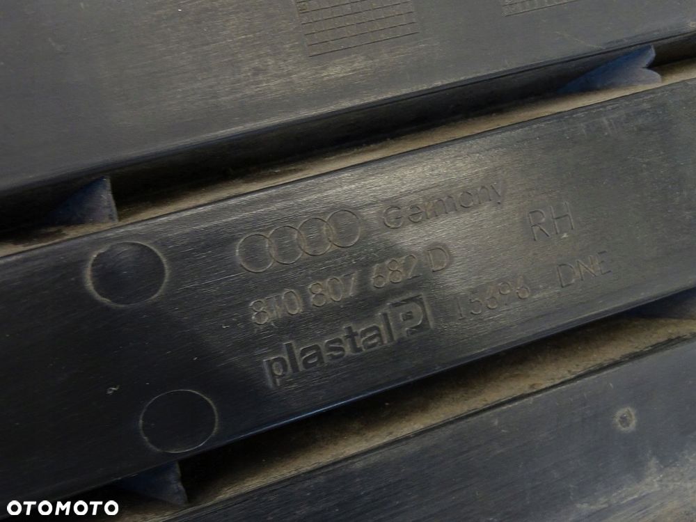 KRATKA ZDERZAKA PRAWY PRZÓD PRAWA PRZEDNIA AUDI A5 8T 8T0807682D - 5