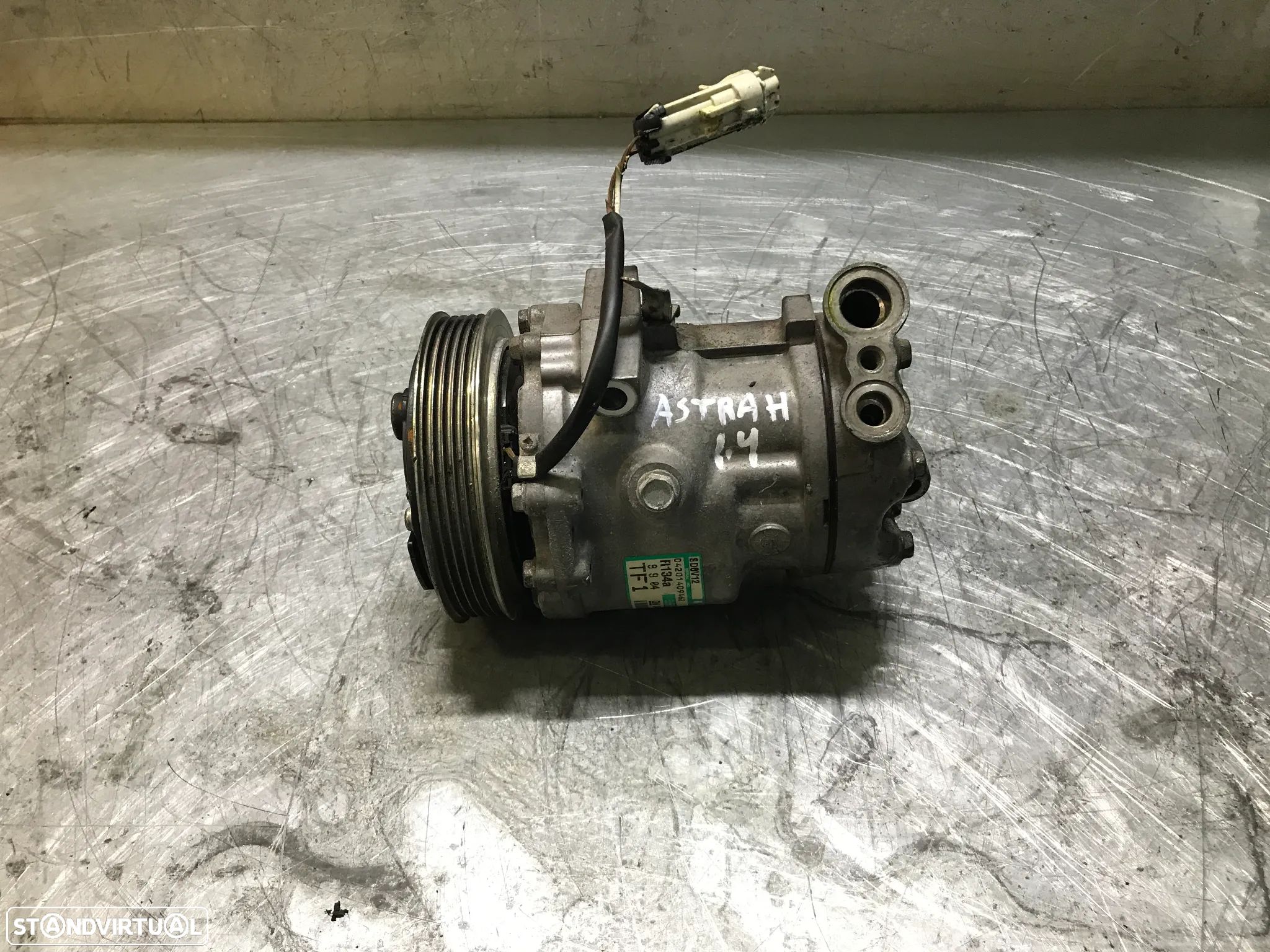 COMPRESSOR DO AC OPEL CORSA C /ASTRA H 1.2 1.4 16V  -24461719 1447F - 1