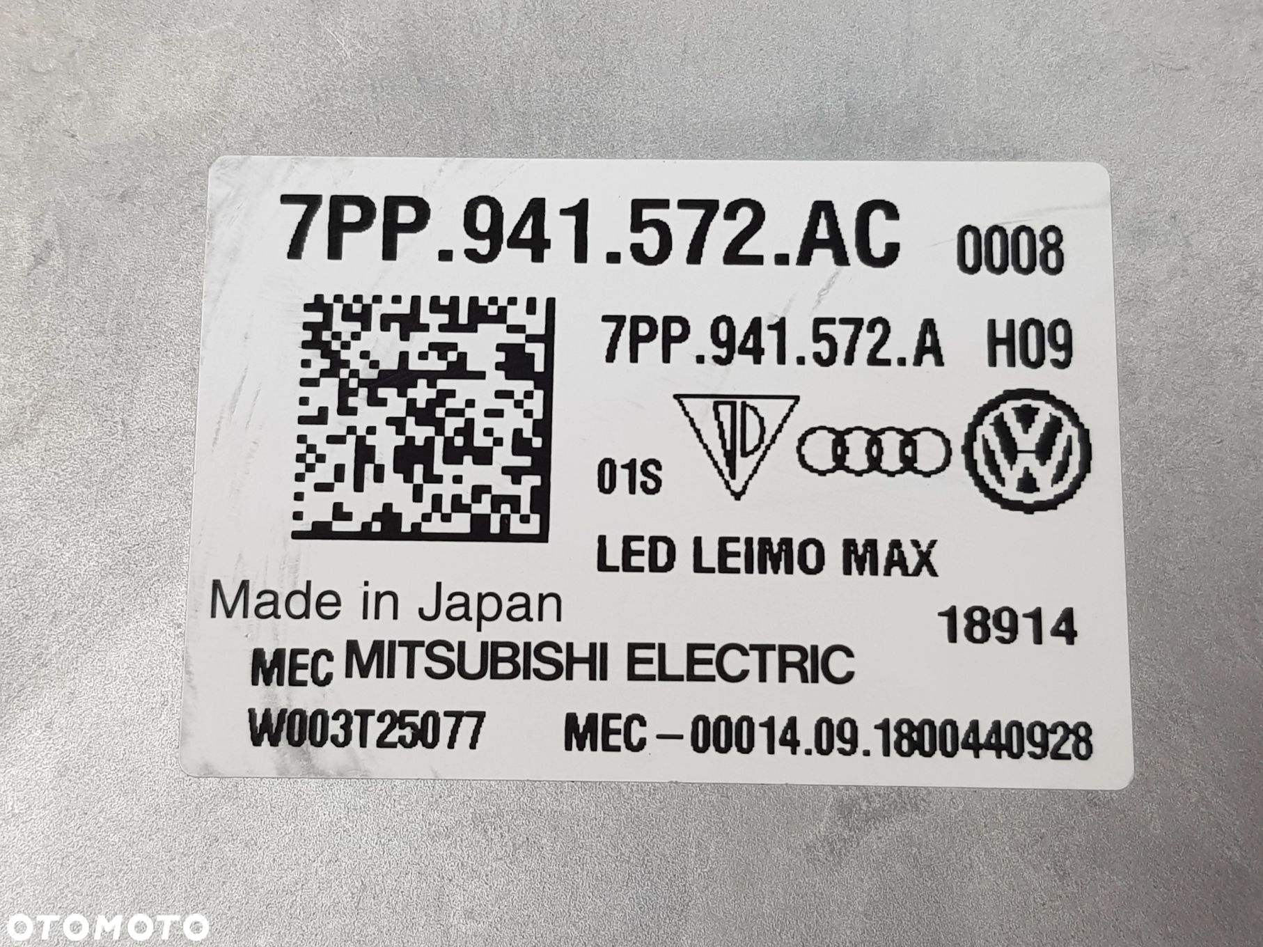 Przetwornica Moduł lampy LED Matrix AUDI A3 8V VW 7PP941572AC LEIMO MAX - 6