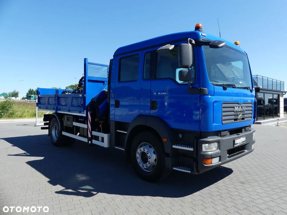 MAN TGM 18.240 / WYWROTKA + HDS / ŁYŻKA / DOKA / DŹWIG / - 12