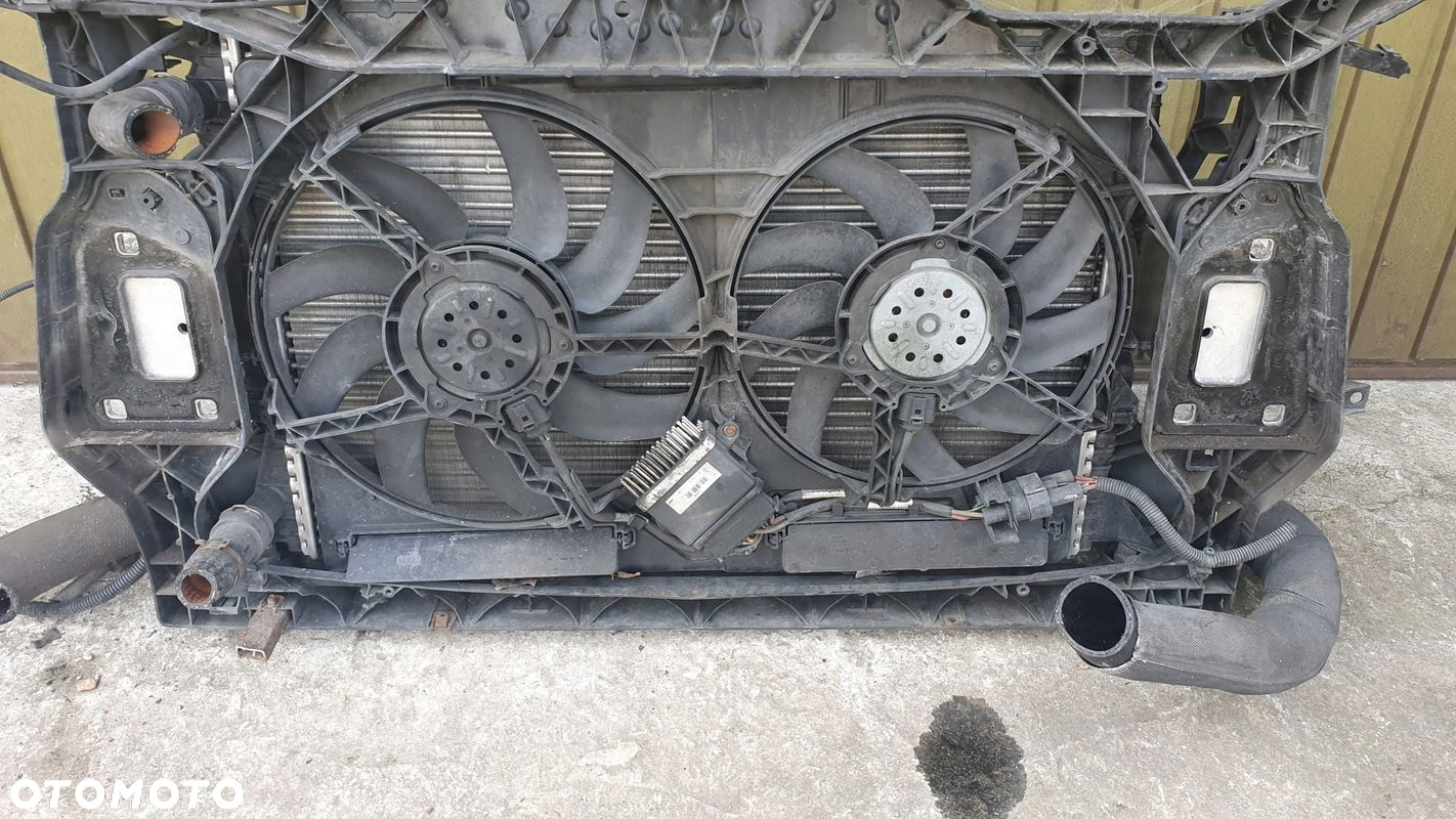 Audi A4 B8 8K0 07-12 2.0 TDI pas przedni chłodnice wzmocnienie wentylatory - 9