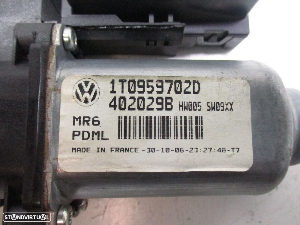 MOTOR ELEVADOR DE VIDRO FRONTAL DIREITO VOLKSWAGEN CADDY III BREAK FAMILIAR 2006... - 6