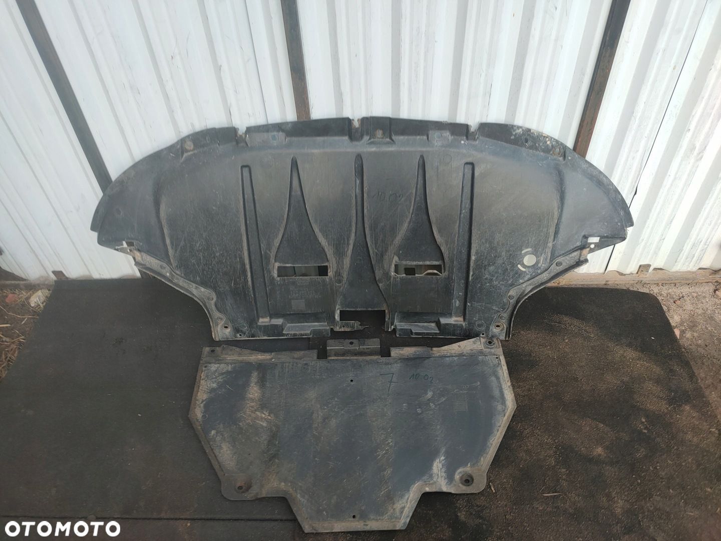 PŁYTA OSŁONA POD SILNIK SKRZYNIE AUDI A4 B6 B7 ORYGINAŁ - 1