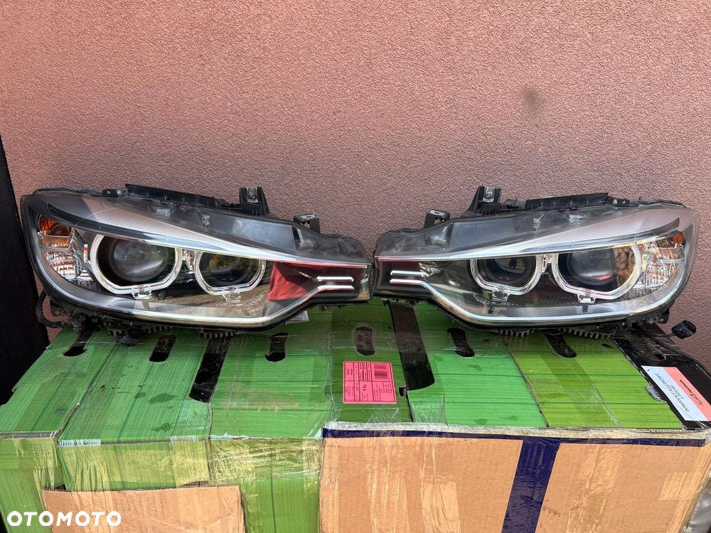 Lampa przednia BMW 3 F30 F31 XENON NIESKRĘTNE KOMPLET EUROPA ORYGINALNE ZKW - 1
