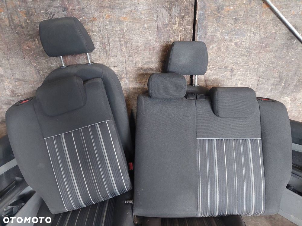 FOTELE KOMPLET LEWY PRAWY KANAPA TYŁ + BOCZKI FORD FOCUS MK2 II LIFT - 8