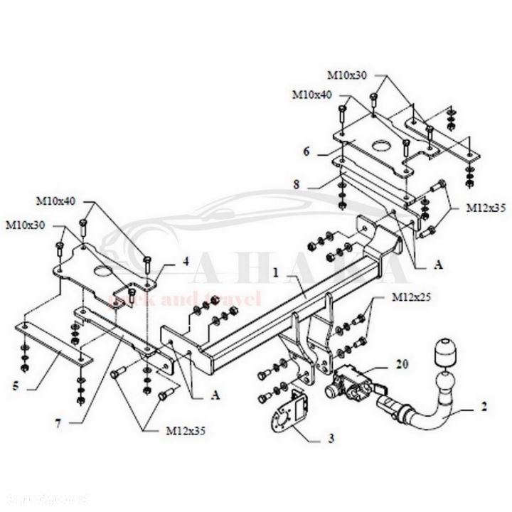 Hak Holowniczy Automat Do Honda Civic (3 Drzwi) 1991-1995 - 3
