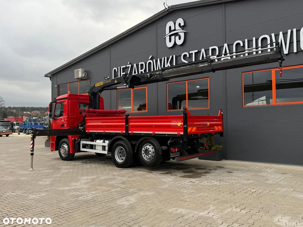 Mercedes-Benz AROCS 2532 // E6 // wywrotka 3-Stronna + PALFINGER PK 14001-EH // 6x2 6x4 HDS żuraw kran crane kiper kipper // Actros Antos - 8
