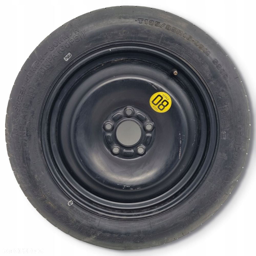 KOŁO DOJAZDOWE Ford C-Max Focus Mk2 II 125/85 R16 5x108 1S71MH dojazdówka - 1
