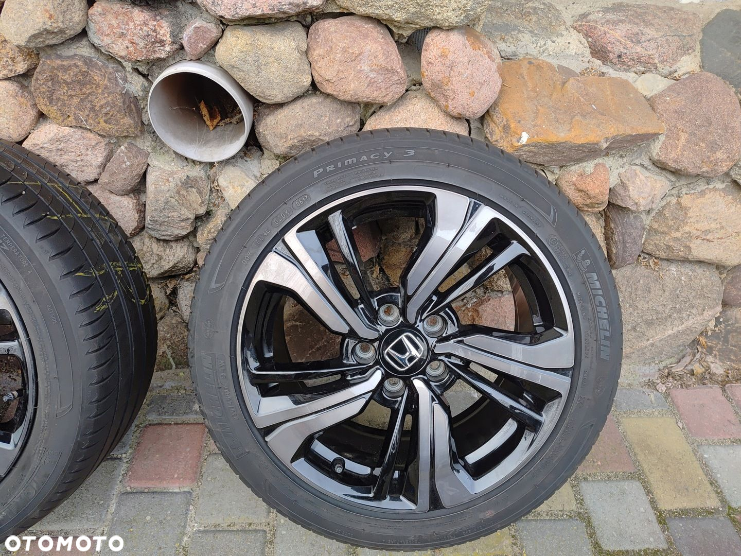 HONDA CIVIC X FELGA FELGI ALUMINIOWA Z OPONAMI 17080A 17" 5x114.3 ET 50 - 5