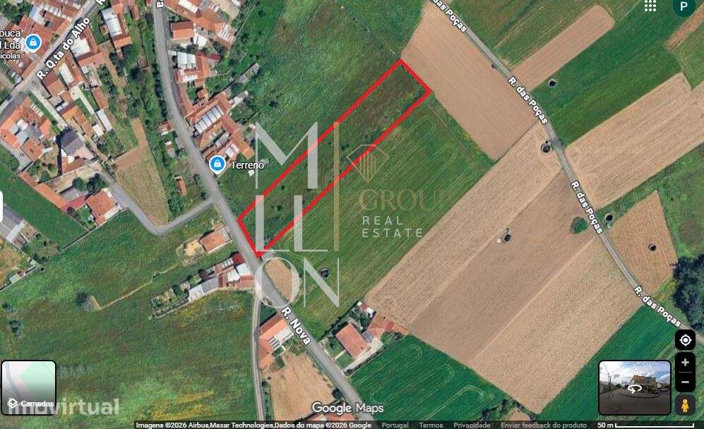 Terreno Urbanizável (c/2042m2 Area Total+17m frente) Ouca Vagos Aveiro - Grande imagem: 3/19
