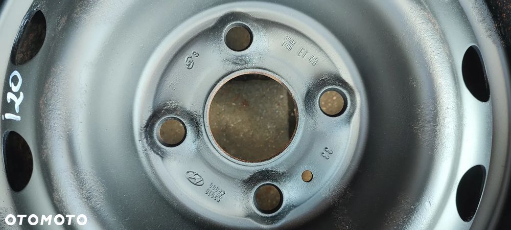 FELGI STALOWE 4x100 5.5Jx14 CALI ET46 KIA HYUNDAI I20 KOMPLET 4 SZTUKI - 6