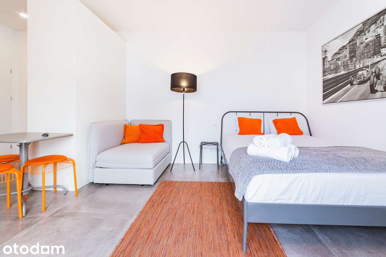 Studio ul. Kurkowa, balkon - WYNAJEM NA MIESIĄCE, STUDENCI
