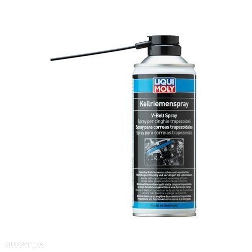 Spray intretinere curele Liqui Moly, elimina alunecarile si zgomotele 400ml - 1