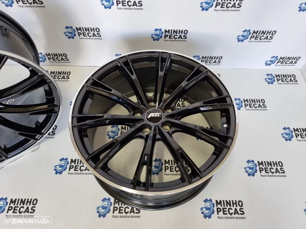Jantes Look Audi ABT Sport GR em 19 Preto Brilho - 7