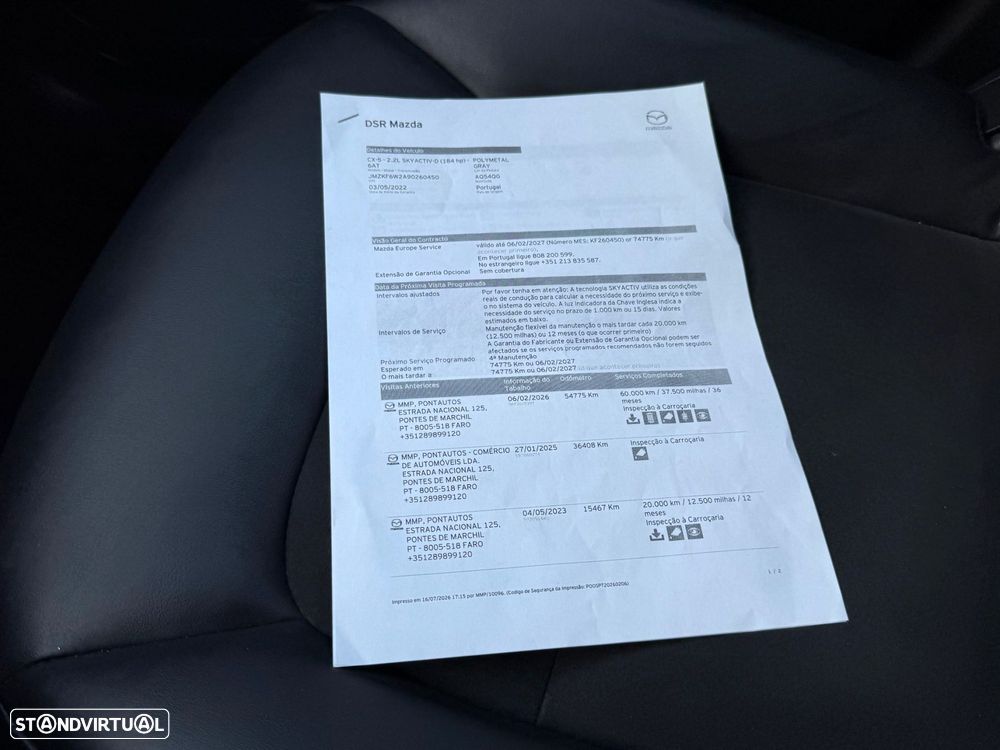 Mazda CX-5 2.2 D Homura AT Comfort Black Pack - 25