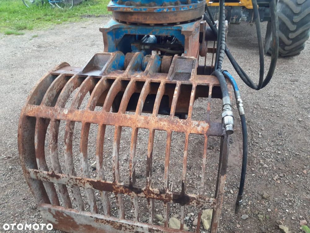 Chwytak hydrauliczny Arden S1201 na dwóch siłownikach obrotowy sortujący waga 1430kg. - 8