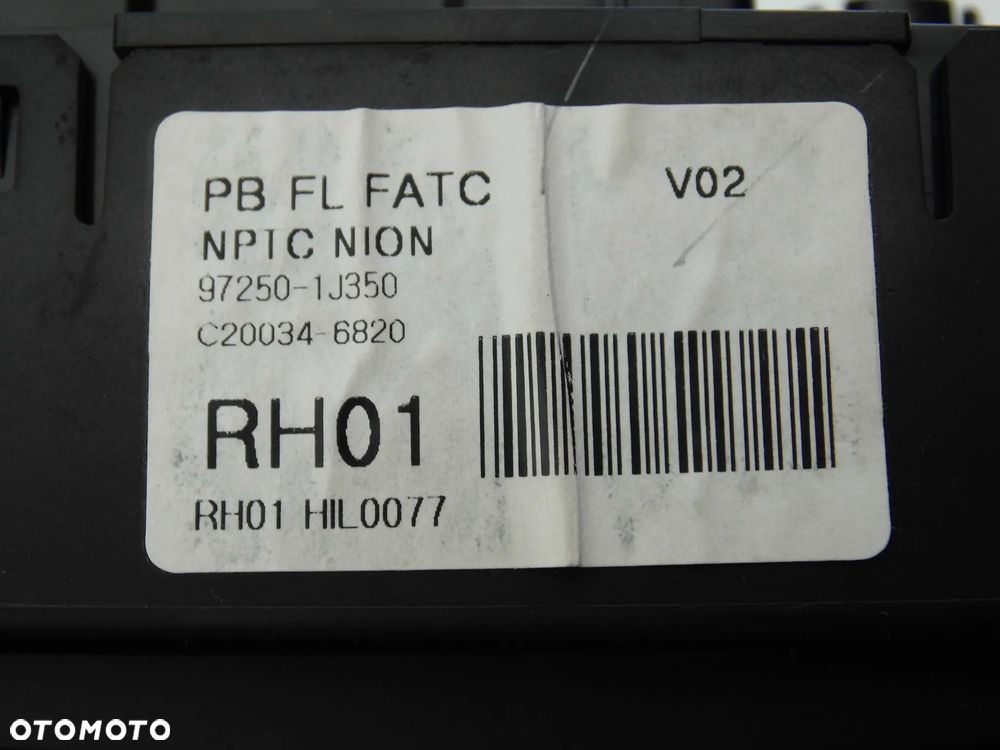 PANEL KLIMATYZACJI HYUNDAI I20 LIFT 2012-2014r. ORYGINAŁ - 7