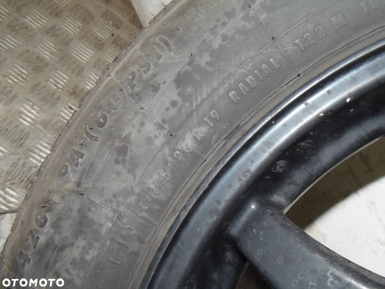 KOŁO ZAPASOWE DOJAZDOWE RANGE ROVER SPORT L320 LIFT 175/80R19 5X120 - 2