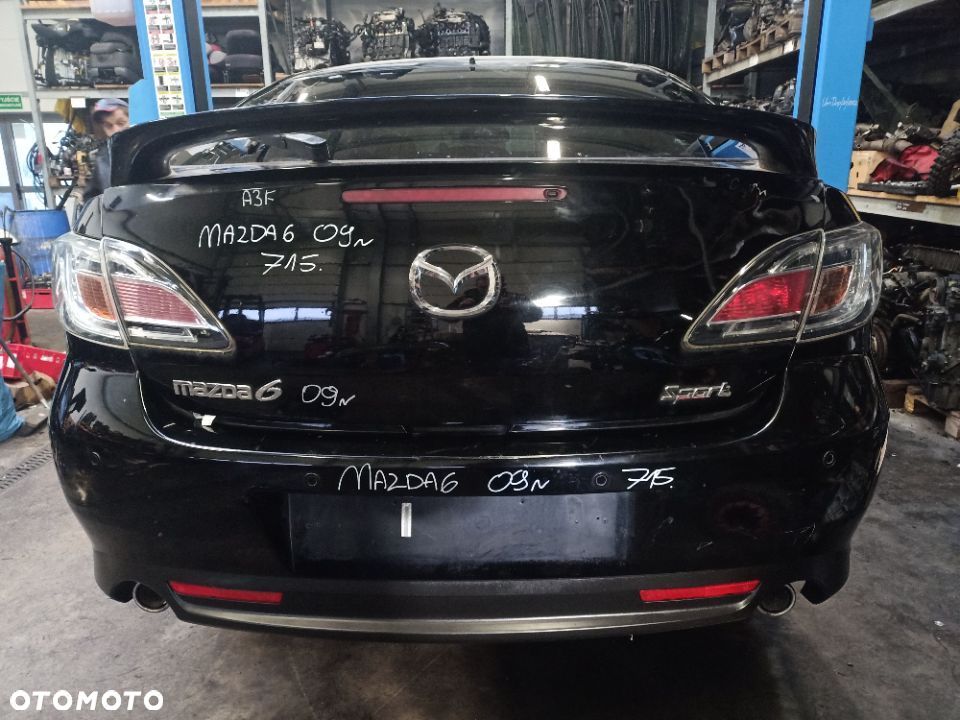 Klapa Tylna Tył Bagażnika Mazda 6 II GH Sport 09r Spoiler A3F - 2
