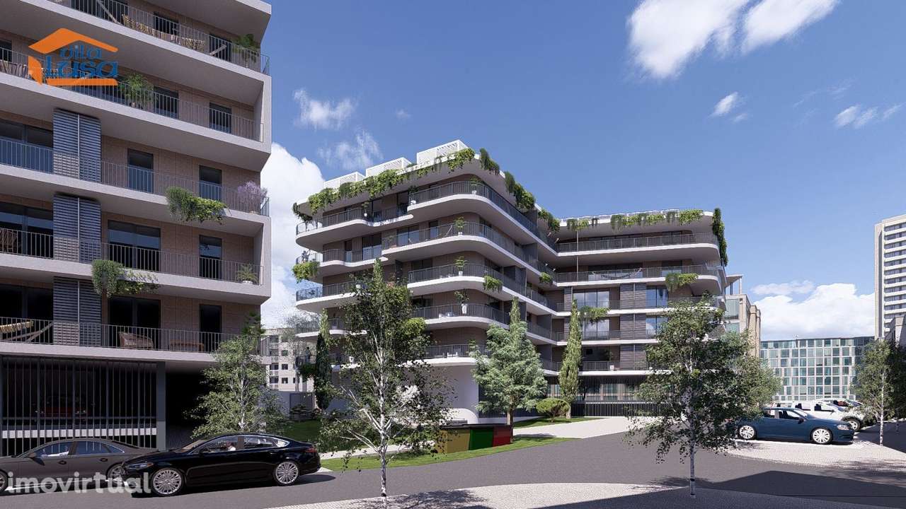 Armação de Pera T1 Novo 38 m2 varanda garagem e piscina na cobertura - Grande imagem: 4/28