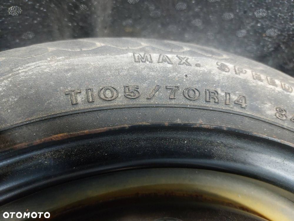 ORGANIZER BAGAŻNIKA + DOJAZDÓWKA 4x100 4Jx14 105/70R14 NISSAN MICRA K12 - 5