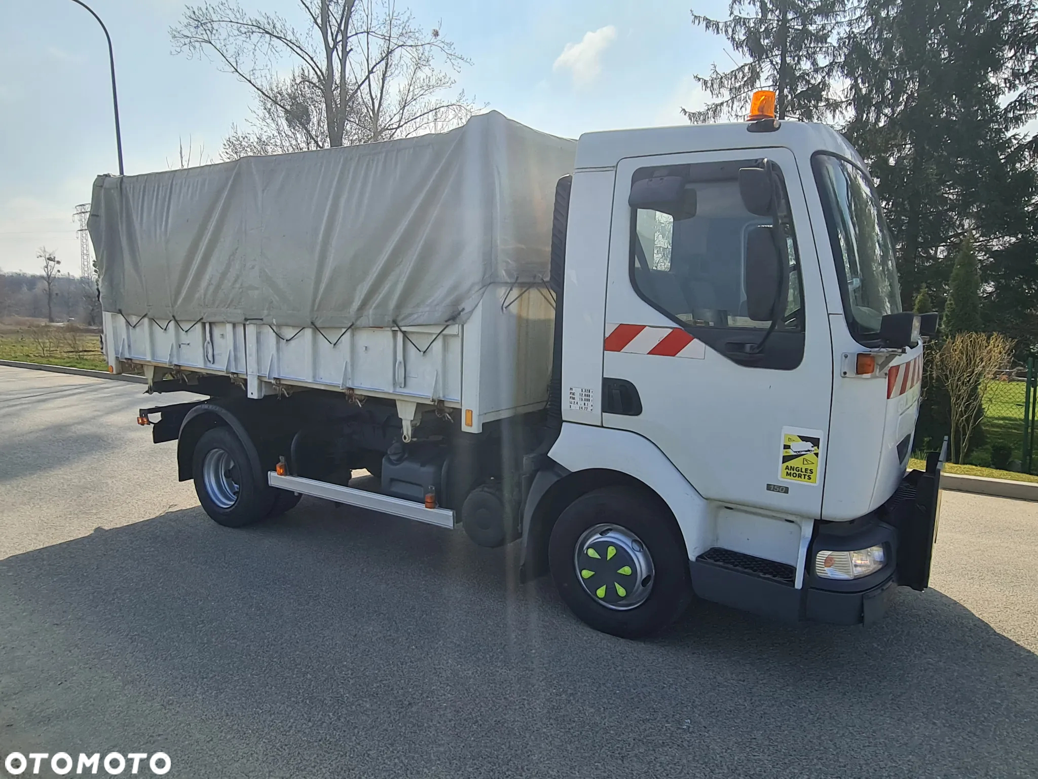 Renault Midlum Wywrotka 3 str Czołownica Specjalny Tylko 116 tys km Plandeka - 7