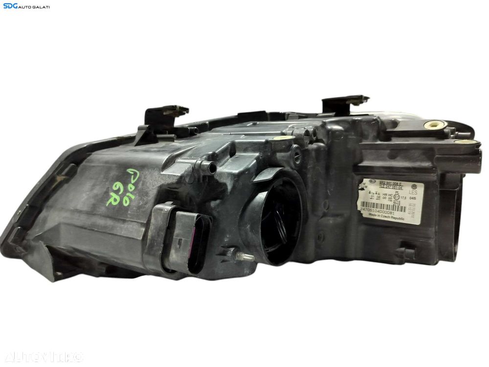 Far Dreapta Halogen FARA Lupa Volkswagen Polo 6R 2009 - 2016 Cod 6R2941008E (Interior Murdar Prafuit) [LC1012] - 6