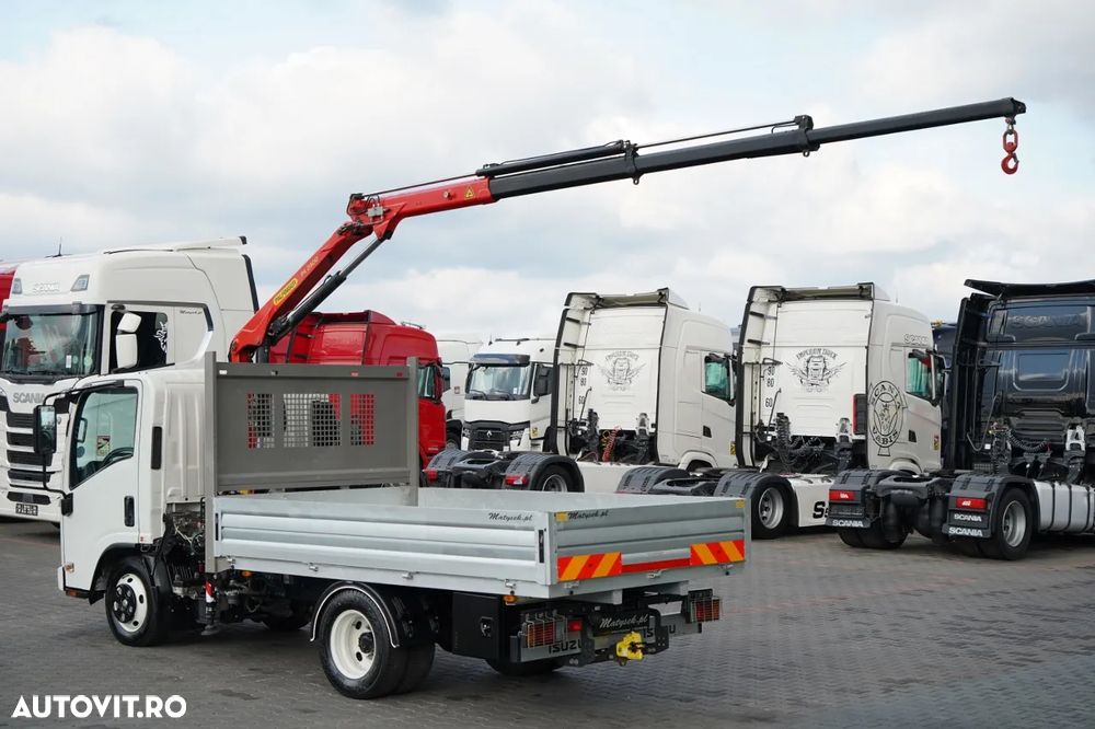 Isuzu M21 / 120 CP / 3,25 M TRANSMISIE / TWIN / + PALGINGER PK 2900 B / 990 KG CAPACITATE DE RIDICARE / ATINGERE 6,2 M / 2021 - 5