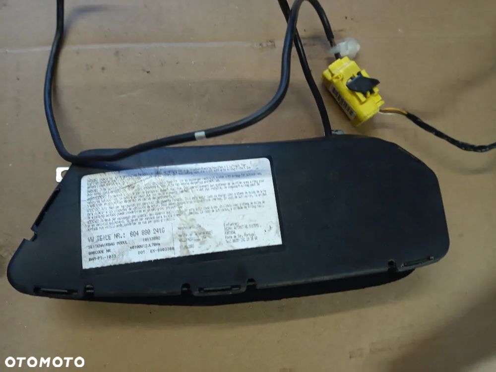 VW Polo Skoda Fabia Seat Ibiza Cordoba 02-06 airbag poduszka kierowcy w fotel 6Q4880241 G A - 1
