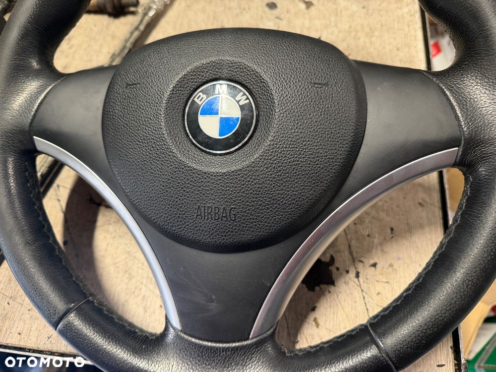 Kierownica sportowa sport e87 e90 e91 z poduszką komplet - 4