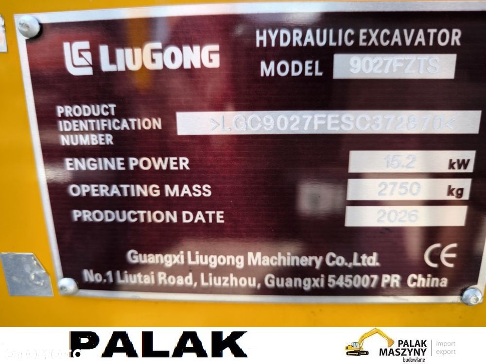Liu Gong 9027 - 18
