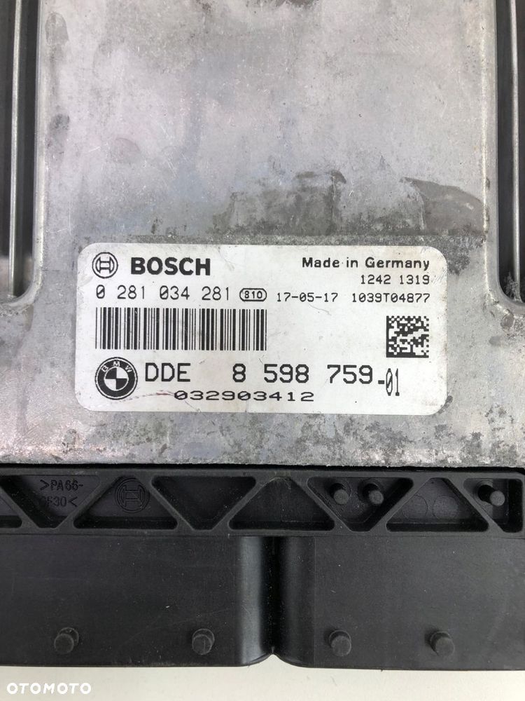 BMW X1 F48 KOMPUTER STEROWNIK SILNIKA 8598759 - 2