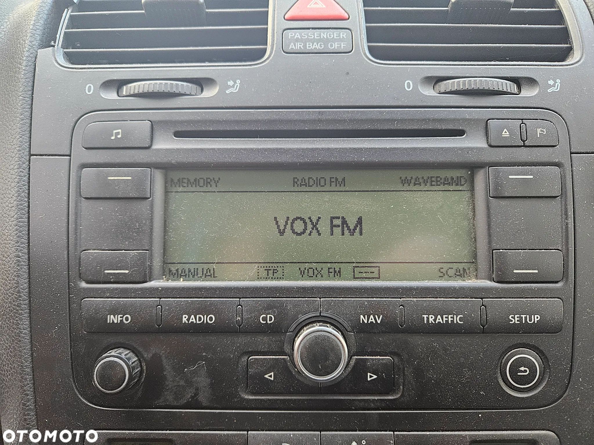 Vw Golf V 5 Touran Jetta  radio CD 1K0035191E - 1