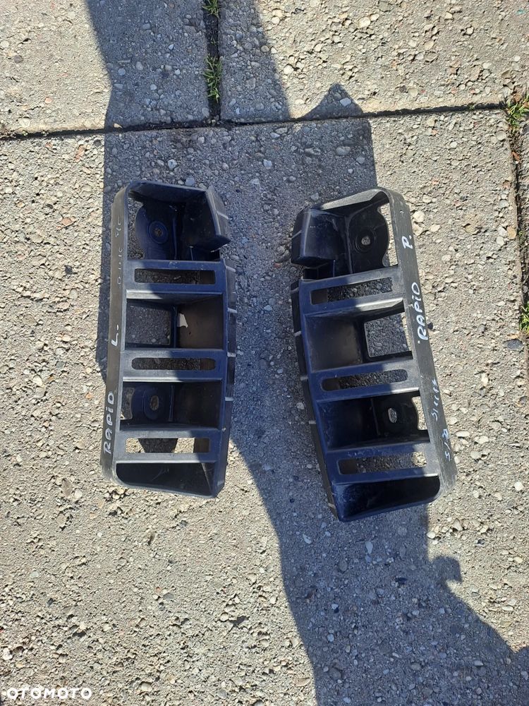 Skoda Rapid LIFTBACK zderzak tylny z PDC kod lakieru LA7W-9156 belka ślizgi i inne - 19