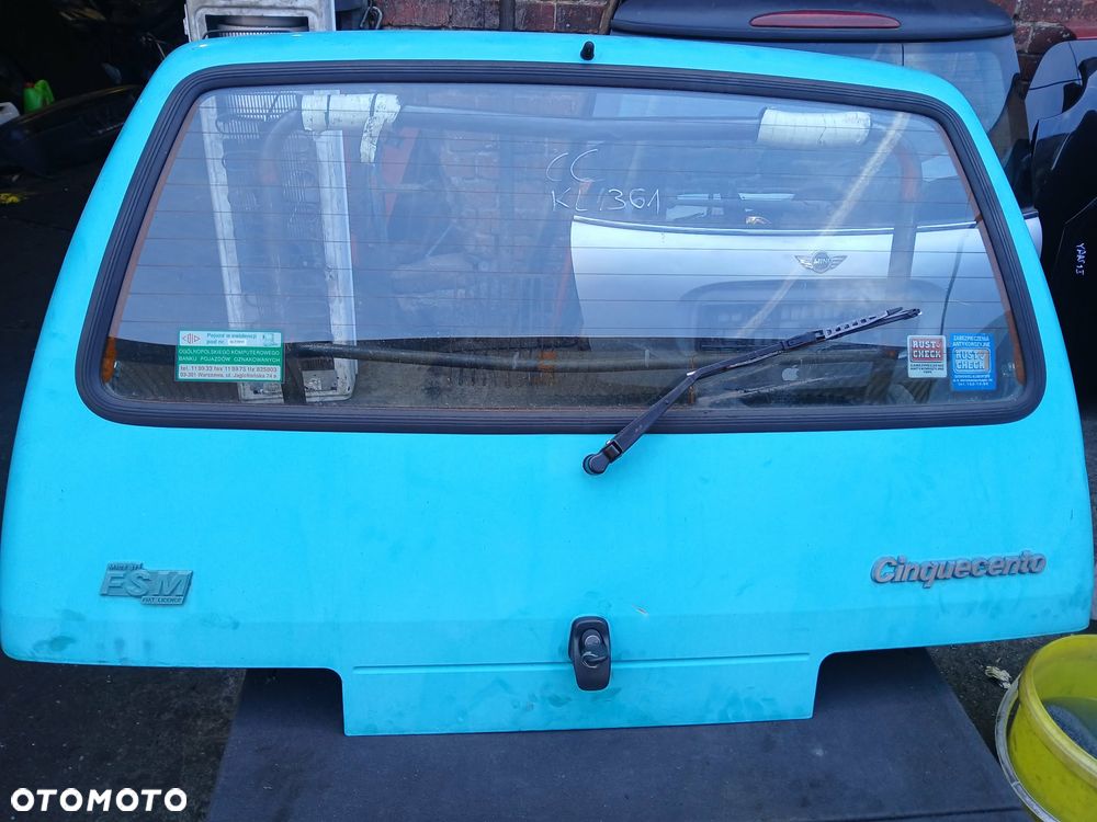 Fiat Cinquecento Klapa bagażnika kod lakieru 361 - 1
