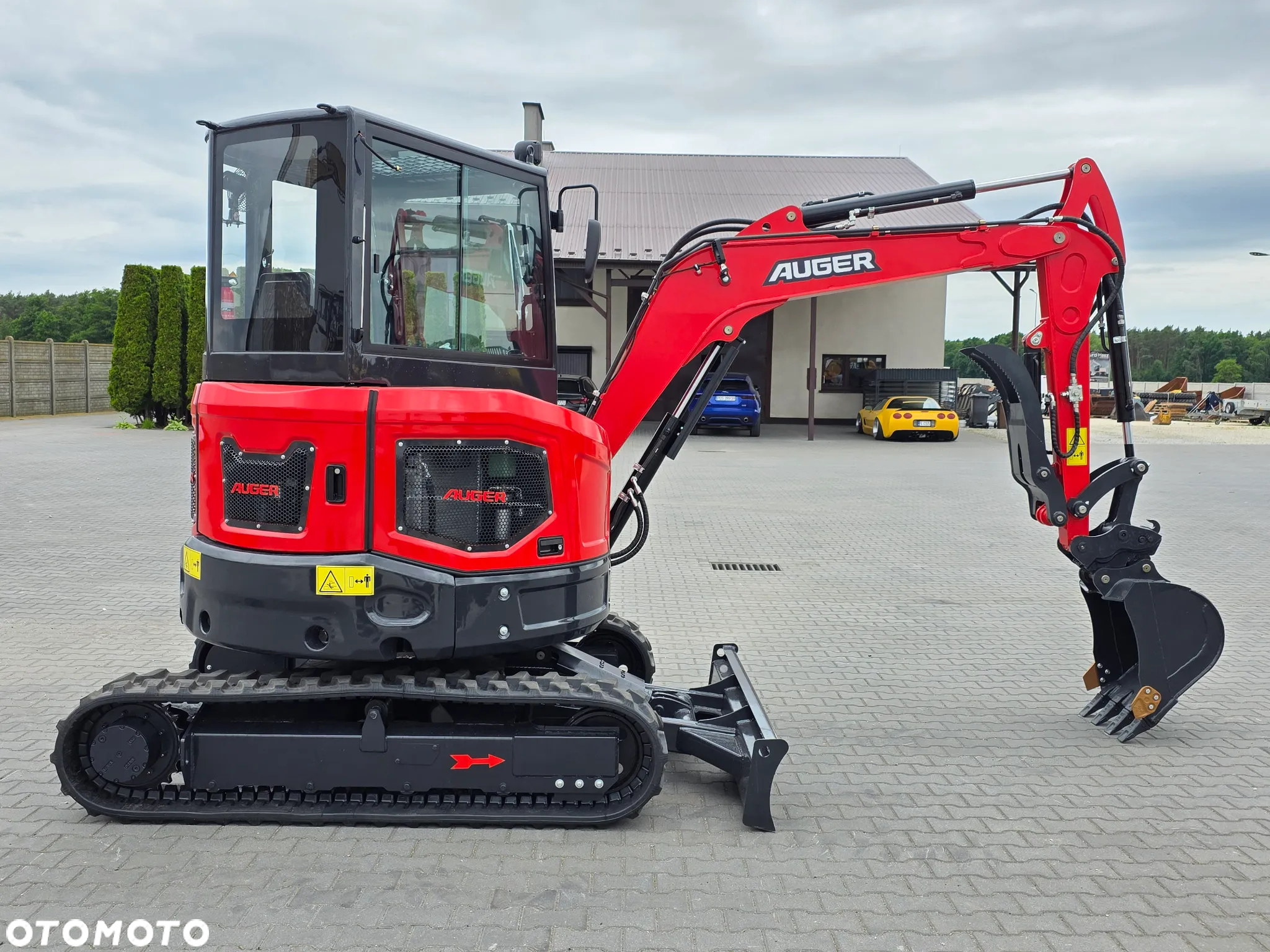 Inny NOWA MINIKOPARKA AUGER 40, WAGA 3900 KG, KUBOTA silnik - 3