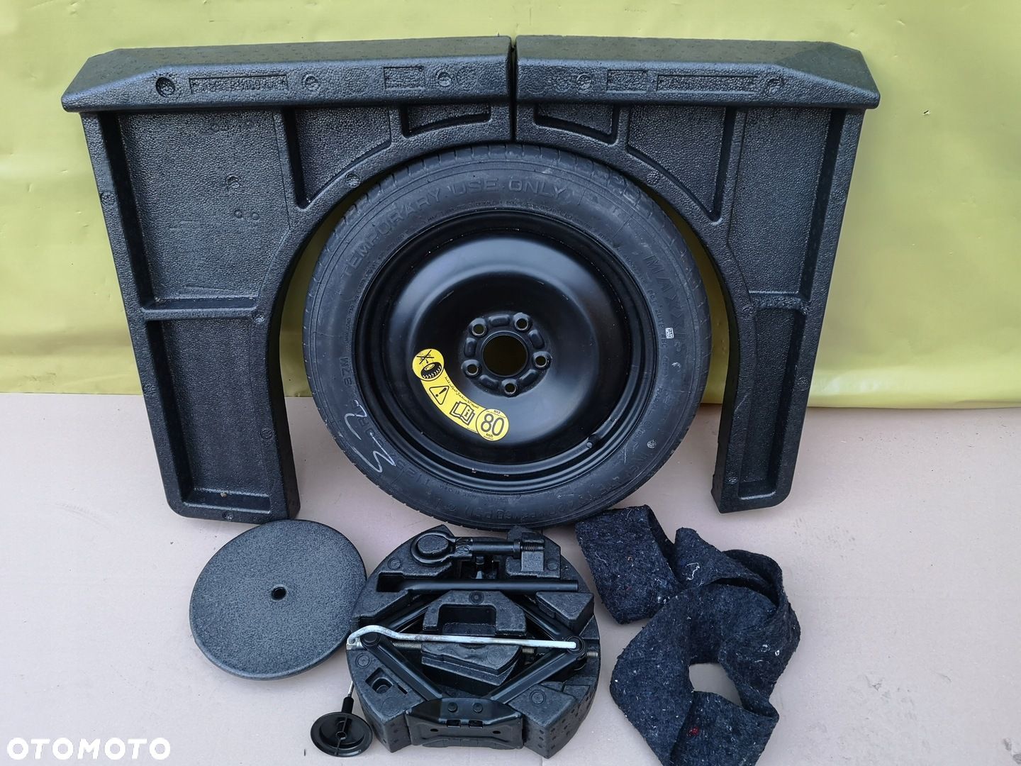FORD C MAX MK2 LIFT 10-18 KOŁO DOJAZDOWE STYROPIAN KOMPLET 16 5X108 - 1