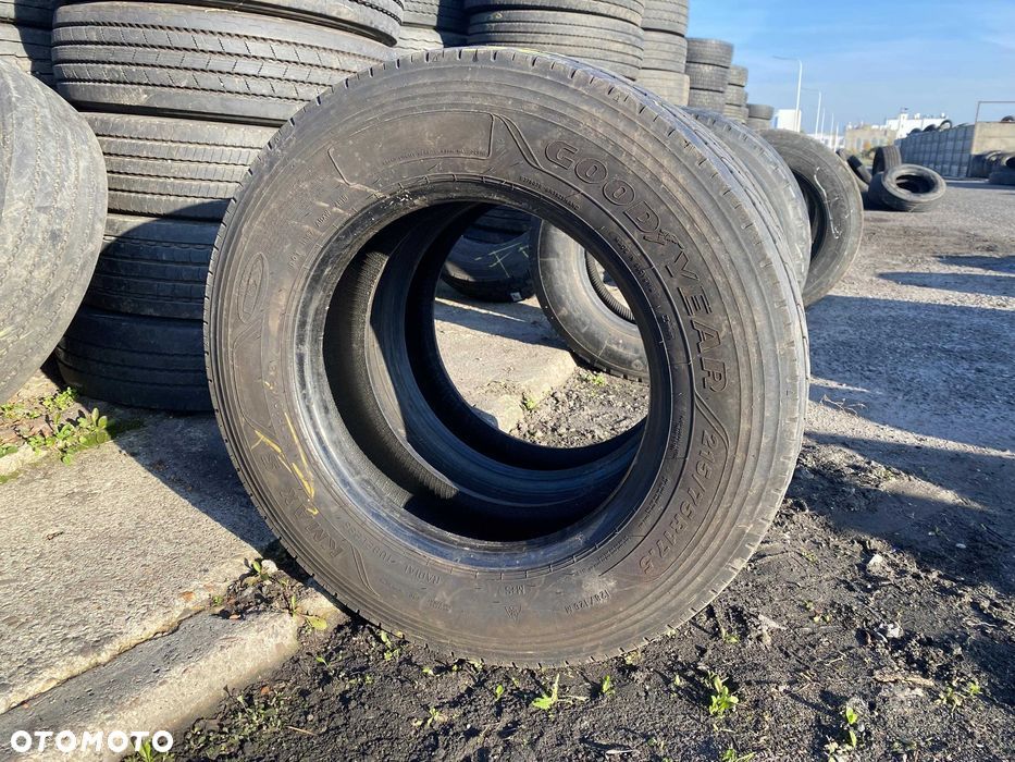 Opony używane przednie 215/75r17.5 GOODYEAR KMAX S Przód 7-8mm - 5