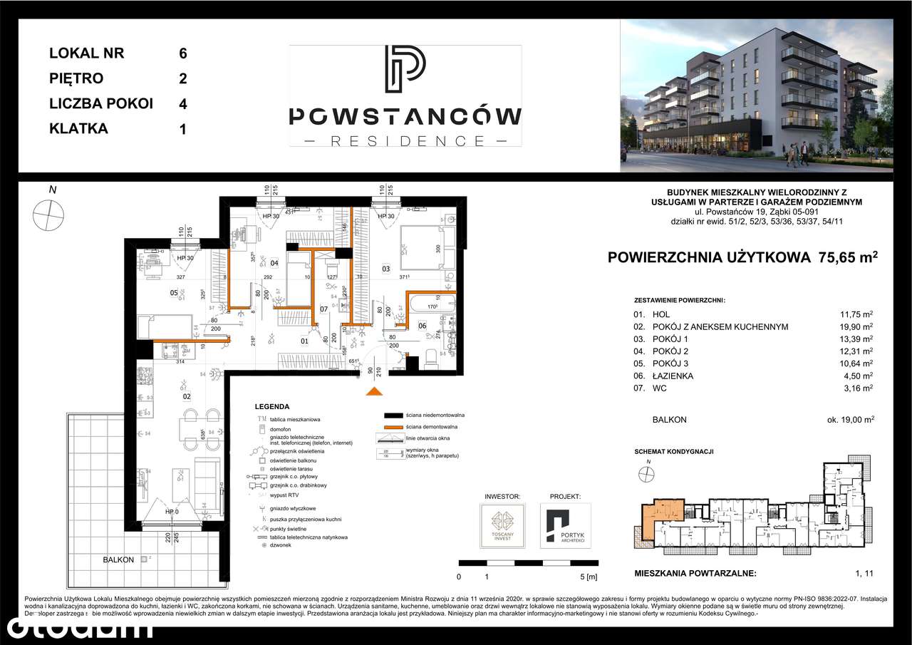 Mieszkanie w nowej inwestycji - centrum Ząbek – M06