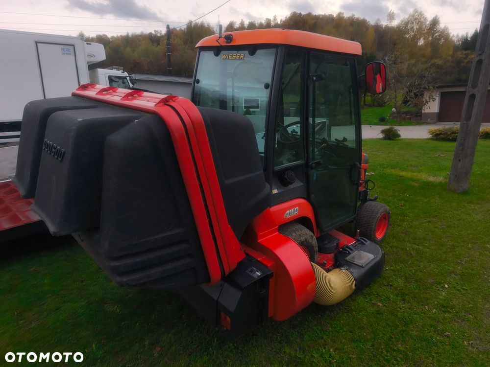 Kubota BX350 4x4 Traktorek komunalny kosiarka pług piaskarka pełen osprzęt - 5